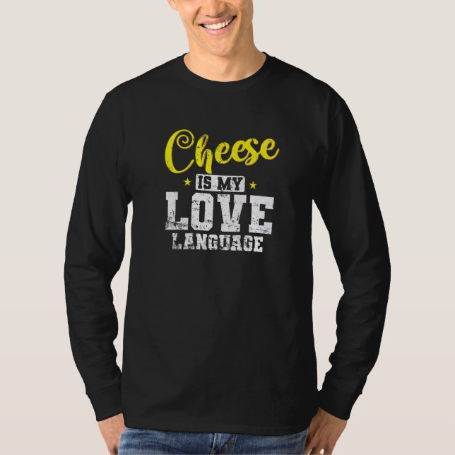 Camiseta El queso es mi idioma de amor (Anverso)