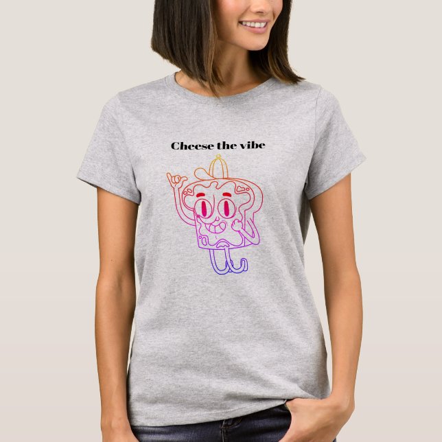 Camiseta El queso la vibra (Anverso)