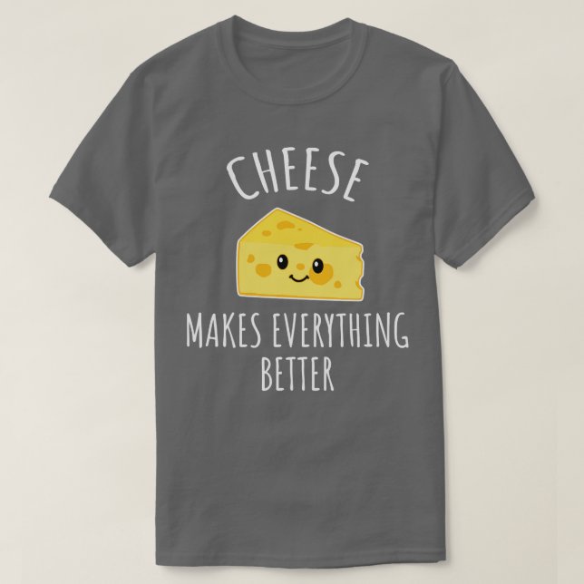 Camiseta El queso lo hace todo mejor (Diseño del anverso)