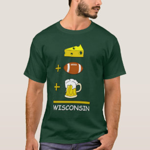 Camiseta El queso más fútbol más la cerveza iguala
