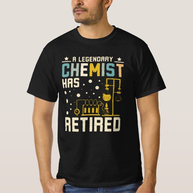 Camiseta El químico está retirado (Anverso)