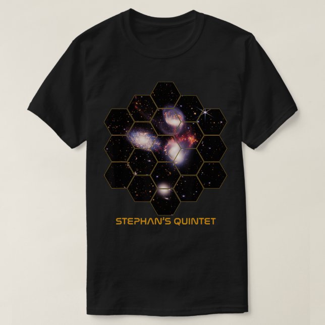 Camiseta El Quintet James Webb Telescope de Mens Stephan JW (Diseño del anverso)