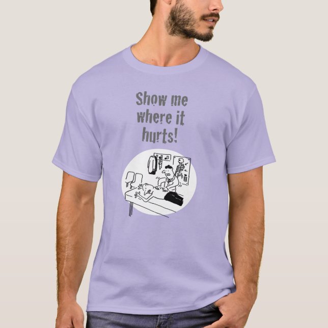Camiseta El quiropráctico está tratando a un Personalizado  (Anverso)