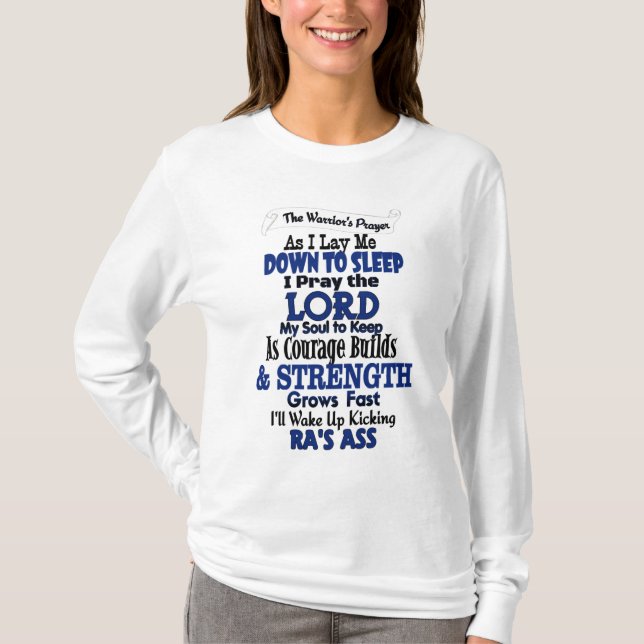 Camiseta El RA del rezo del guerrero… (Anverso)