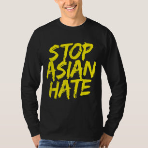 Camiseta El racismo anti-asiático: apoyo api para detener e