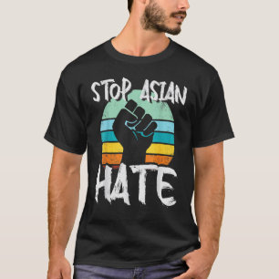 Camiseta El racismo anti-asiático: apoyo api para detener e