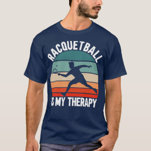Camiseta El Racquetball es mi terapia
