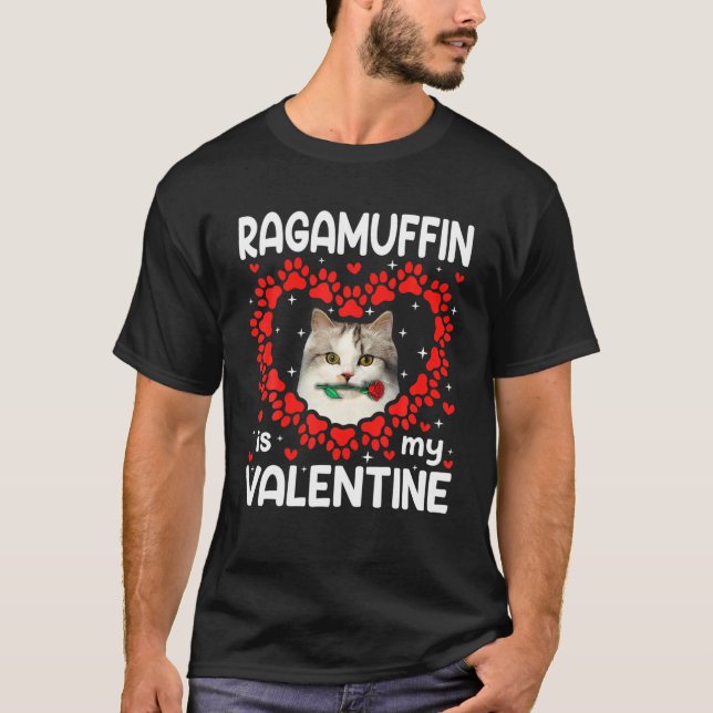 Camiseta El Ragamuffin Cute Es Mi Corazón De San Valentín D (Anverso)