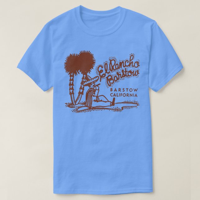 Camiseta El Rancho Barstow Retro Defunct Bar (Diseño del anverso)