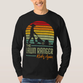 Camiseta el ranger de césped vuelve a montar en la cortador