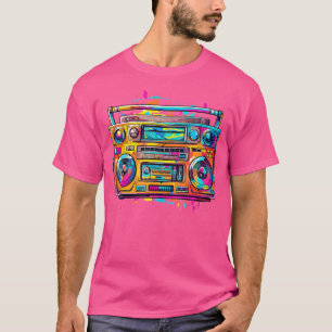 Camiseta El Rap De Hip De Ghetto Blaster 80'S 90