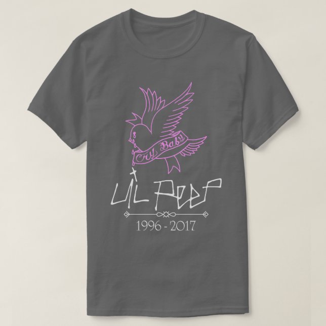 Camiseta El rapero LilPeep llora al bebé Hell Boy (Diseño del anverso)