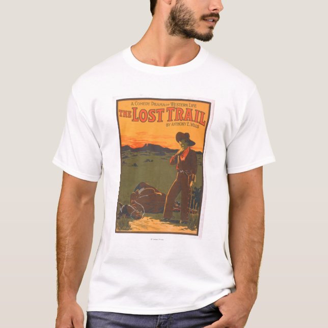 Camiseta El rastro perdido - vida occidental del drama de (Anverso)