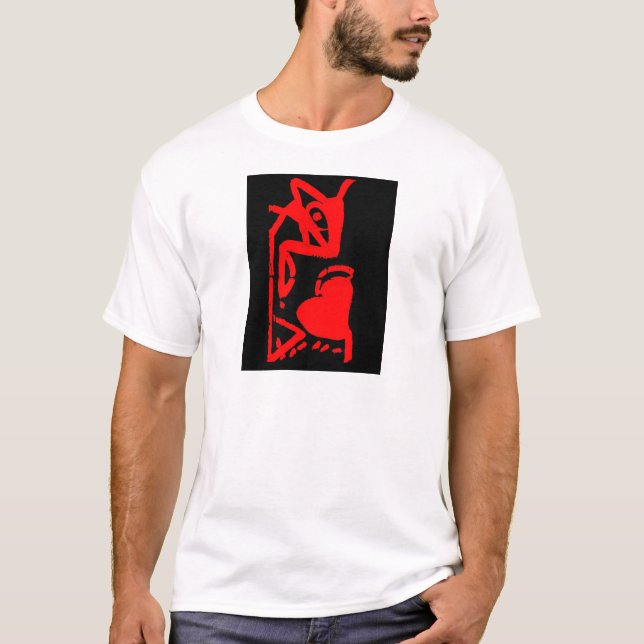 Camiseta El raton comiendo corazón (Anverso)