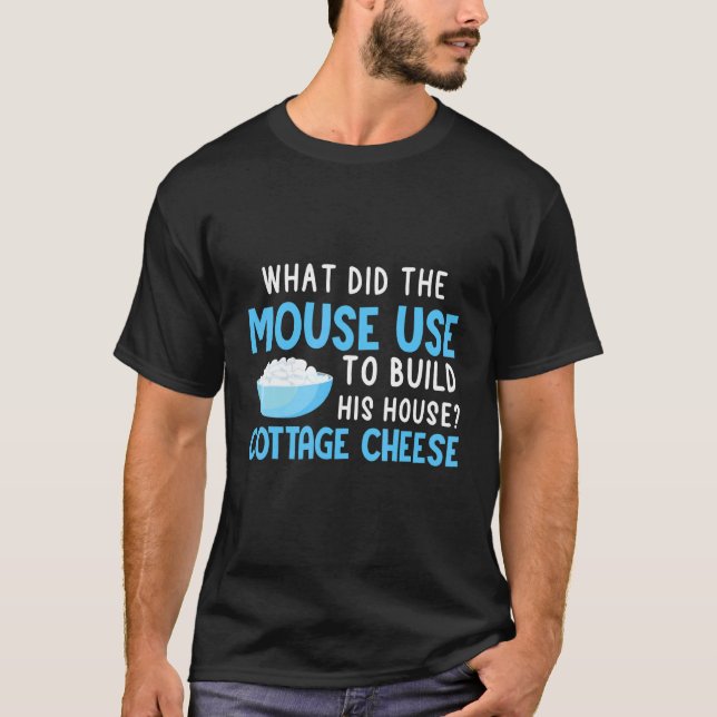Camiseta El ratón construye su queso casero (Anverso)
