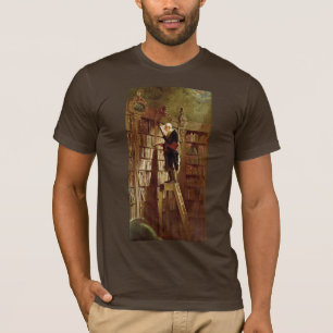 Camiseta El ratón de biblioteca, por Spitzweg, Carl