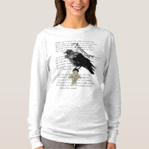 Camiseta El ravén de Edgar Allan Poe