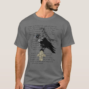 Camiseta El ravén de Edgar Allan Poe