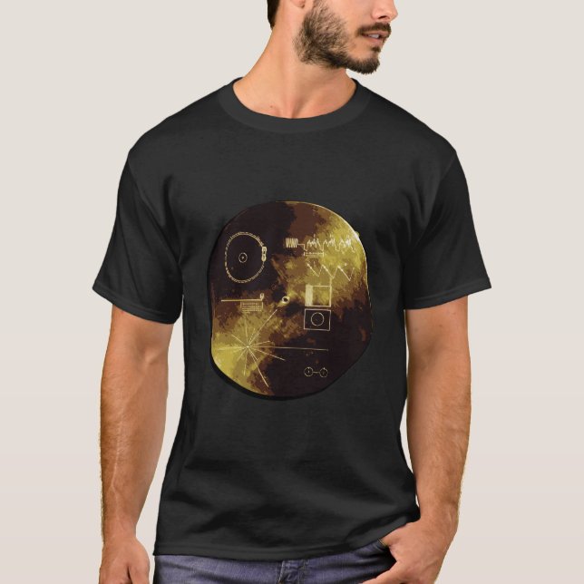 Camiseta El Récord De Oro De Carl Sagan (Anverso)