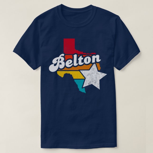 Camiseta El recuerdo de la época de Belton Texas con proble (Diseño del anverso)