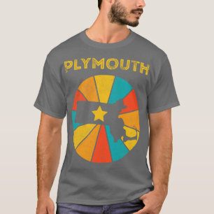 Camiseta El recuerdo de la vendimia de Plymouth Massachuset