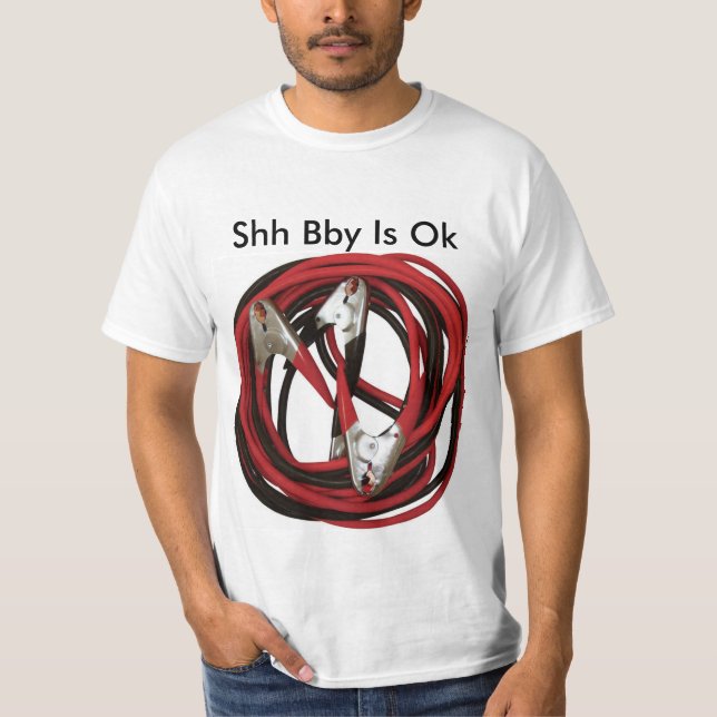 Camiseta el reddit Shh Bby es cables de puente aceptables (Anverso)