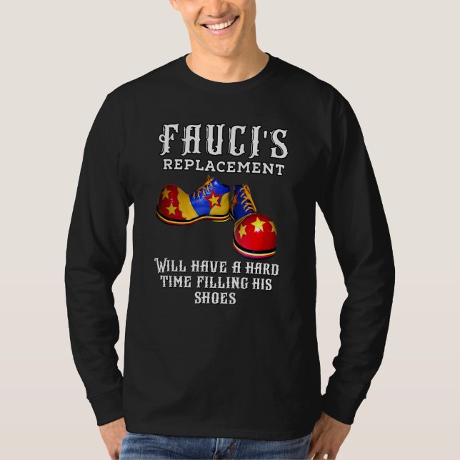 Camiseta El reemplazo del payaso de Fauci no es la jubilaci (Anverso)