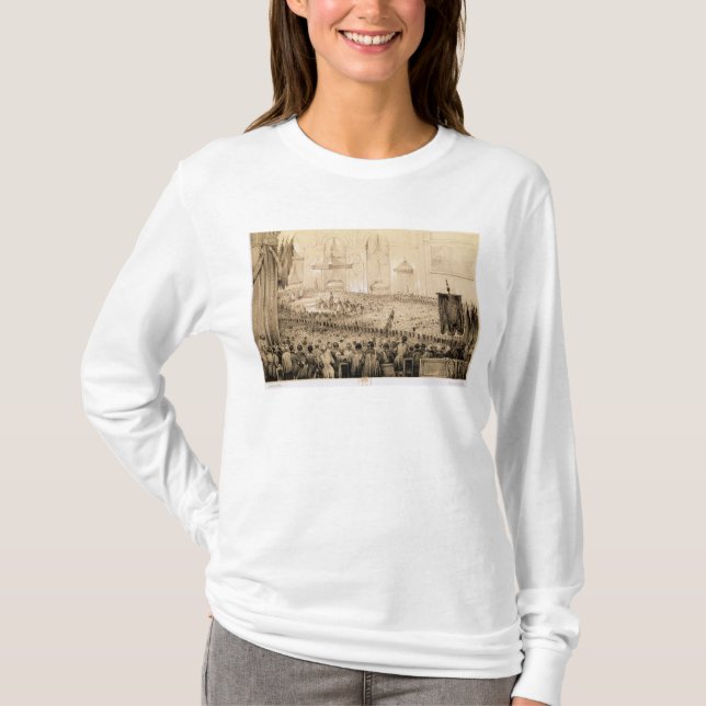 Camiseta El reestablecimiento del culto (Anverso)