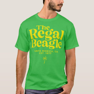 Camiseta El Regal Beagle Santa Monica CA Est 1977 moderno v