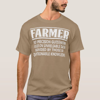Camiseta El regalo de agricultura divertida para definición
