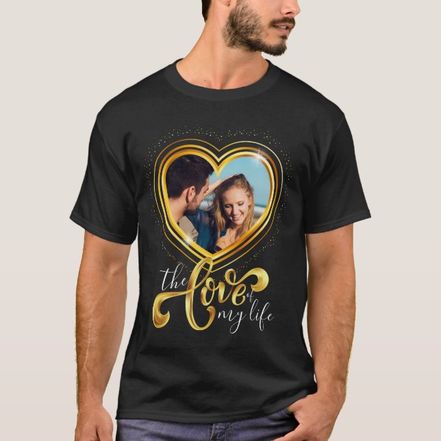 Camiseta El regalo de amor por mi vida para él (Anverso)