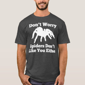 Camiseta El regalo de Araña para los hombres mujeres temen
