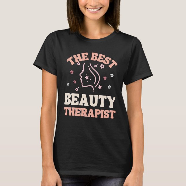 Camiseta El regalo de belleza mejor terapeuta de belleza (Anverso)
