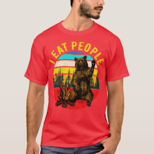 Camiseta El regalo de Camping Bear Senking Funny Camper