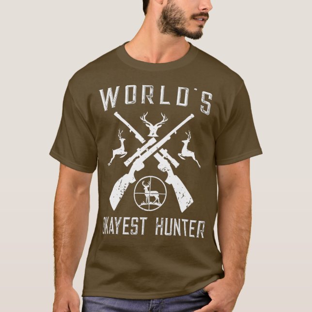 Camiseta El regalo de caza divertida de los más Okayest Hun (Anverso)