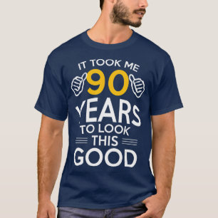 Camiseta El regalo de cumpleaños 90 me llevó 90 años 90 año