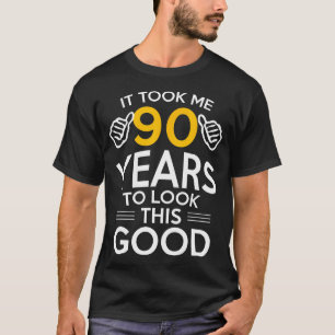 Camiseta El regalo de cumpleaños 90 me llevó 90 años 90 año