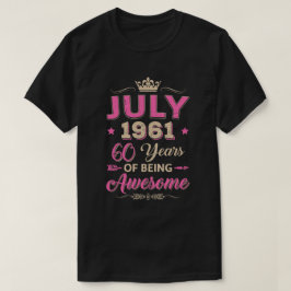 Camiseta El regalo de cumpleaños número 60 del Viejo Julio 