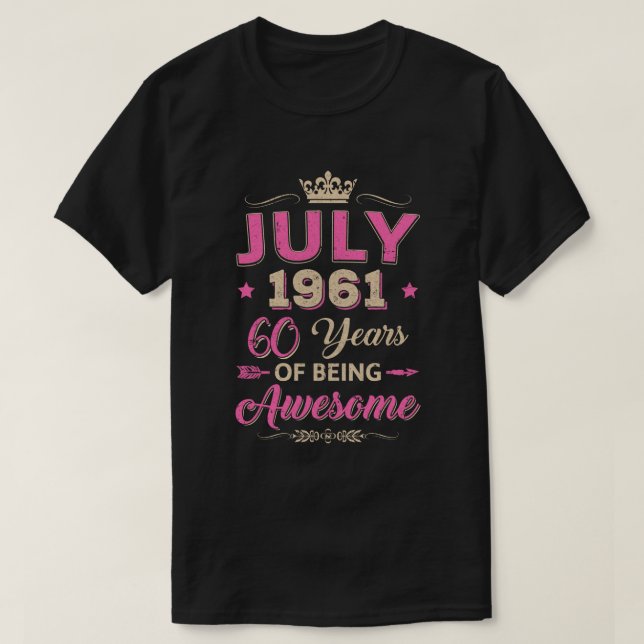 Camiseta El regalo de cumpleaños número 60 del Viejo Julio  (Diseño del anverso)