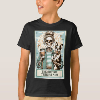 Camiseta El regalo de esqueleto de la madre del Boston Terr