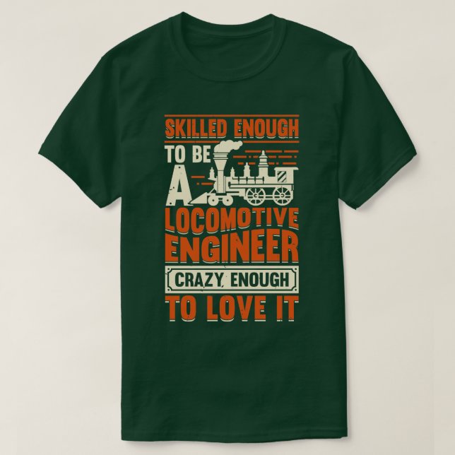 Camiseta El regalo de Ingeniería Locomotora de Entrenamient (Diseño del anverso)