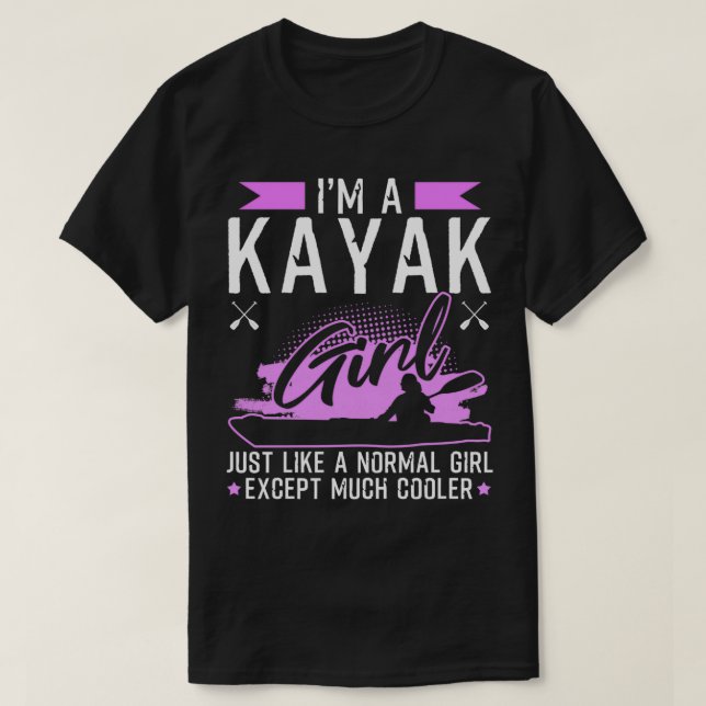 Camiseta El regalo de Kayak Chica Funny Kayak (Diseño del anverso)