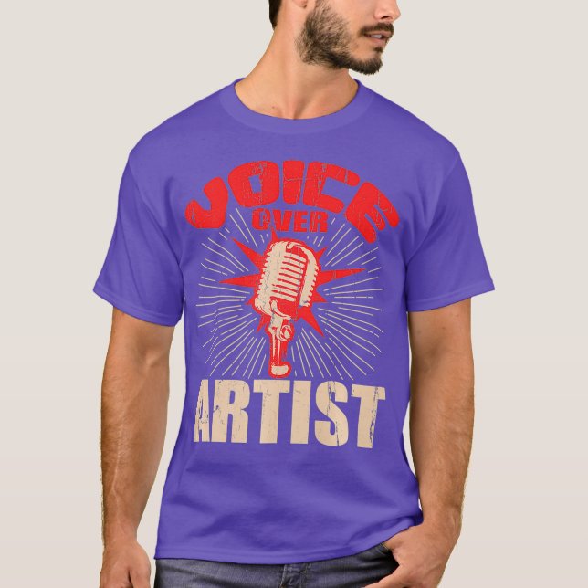 Camiseta El regalo de la actriz actriz de micrófono de Voic (Anverso)