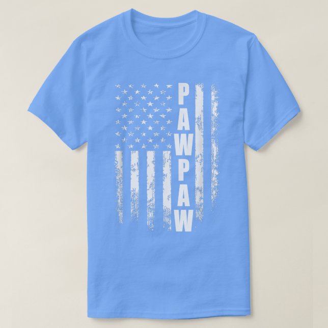 Camiseta El regalo de la bandera de Estados Unidos por el D (Diseño del anverso)