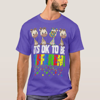 Camiseta El regalo de la jirafa del Día de la Conciencia de
