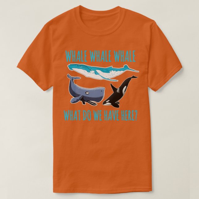 Camiseta El regalo de las ballenas graciosas (Diseño del anverso)
