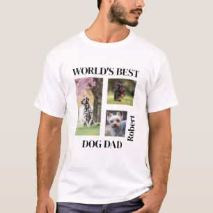 Camiseta El regalo de nombre personalizado del mejor perro 