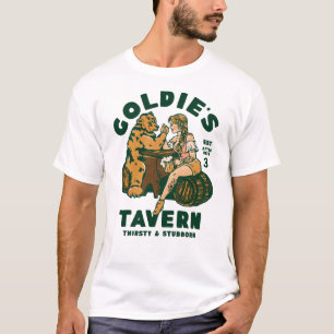 Camiseta El regalo de oso del brazo de mujer taberna de Gol