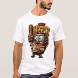 Camiseta El regalo de parche bordado de erizo divertido The