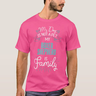 Camiseta El regalo de perro de la familia de los pastores d